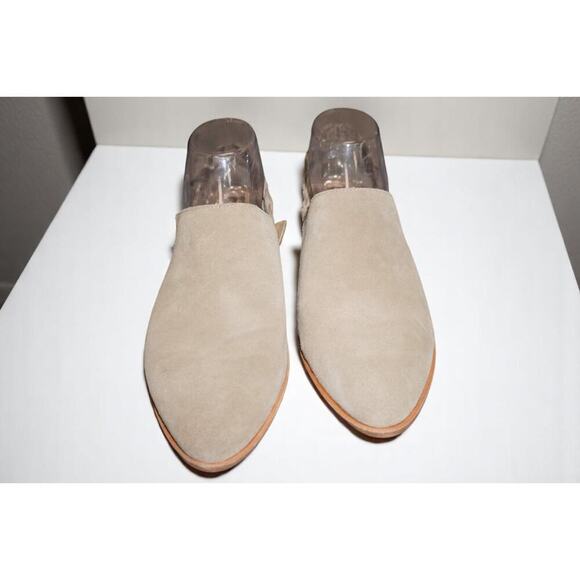 Hush Puppies Women’s Tan Suede Mules Size 9.5 - Picture 1 of 12